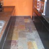 Schiefer Bodenplatten Multicolor